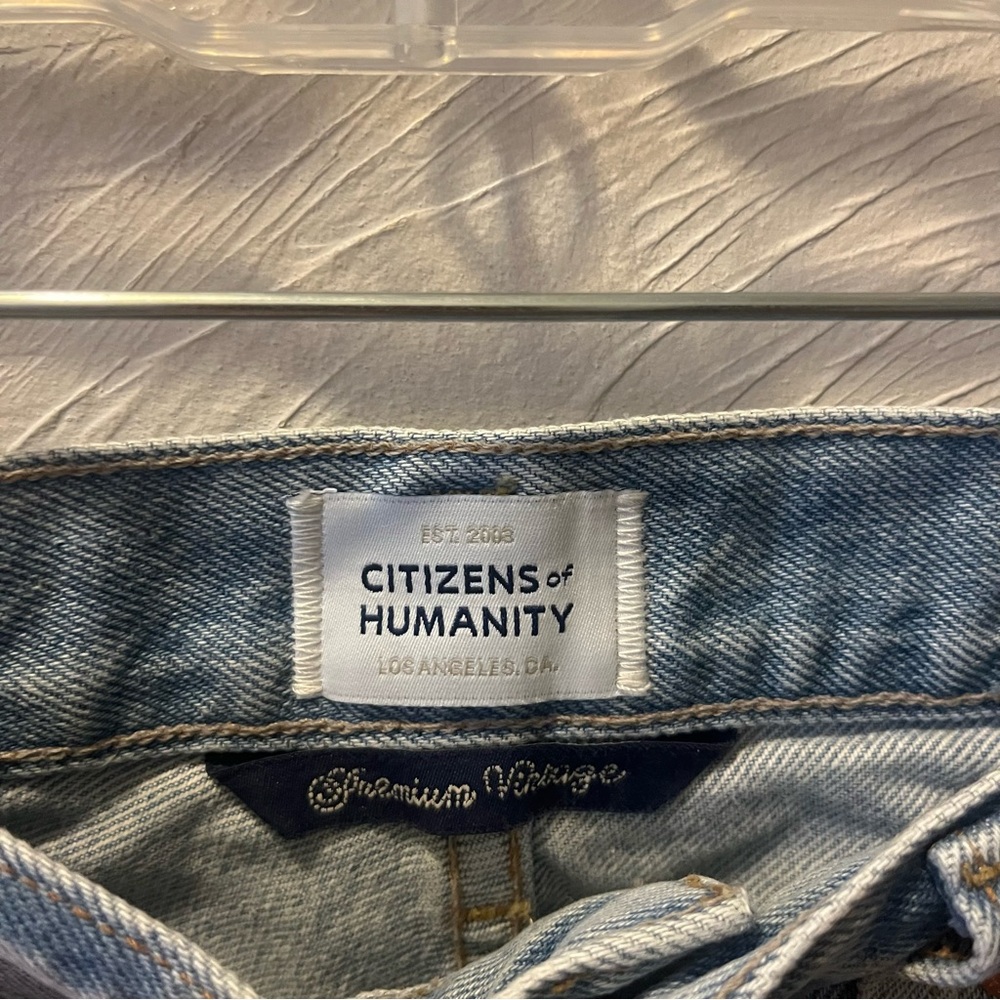 Citizens of Humanity High Rise Horseshoe Barrel Jeans size 27 - Picture 13 of 14